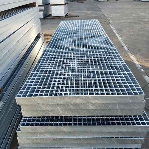 辰朗钢格板厂家直销电厂检修平台钢格栅板定制承重型钢格盖板热镀锌