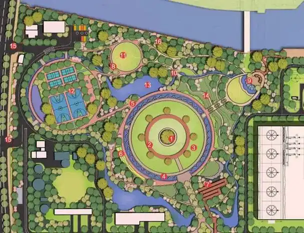 重磅!新地标来了,运河新城核心又一个超大公园惊艳亮相