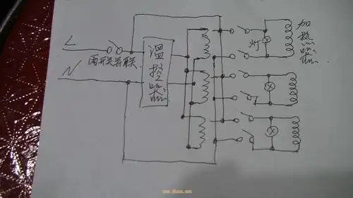 虚心请教:220v蒸饭柜的接线图: 1.jpg