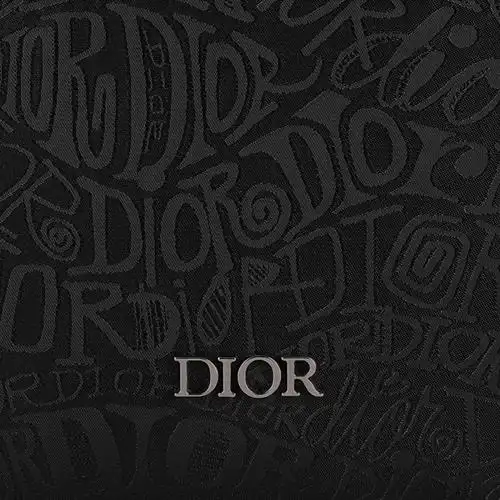 【包税】dior/迪奥 迪奥2020春夏新款 黑色尼龙提花图案刺绣骑士双肩