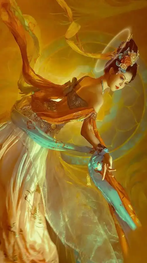 绝美敦煌飞天,小姐姐的颜值真的很高_网易订阅