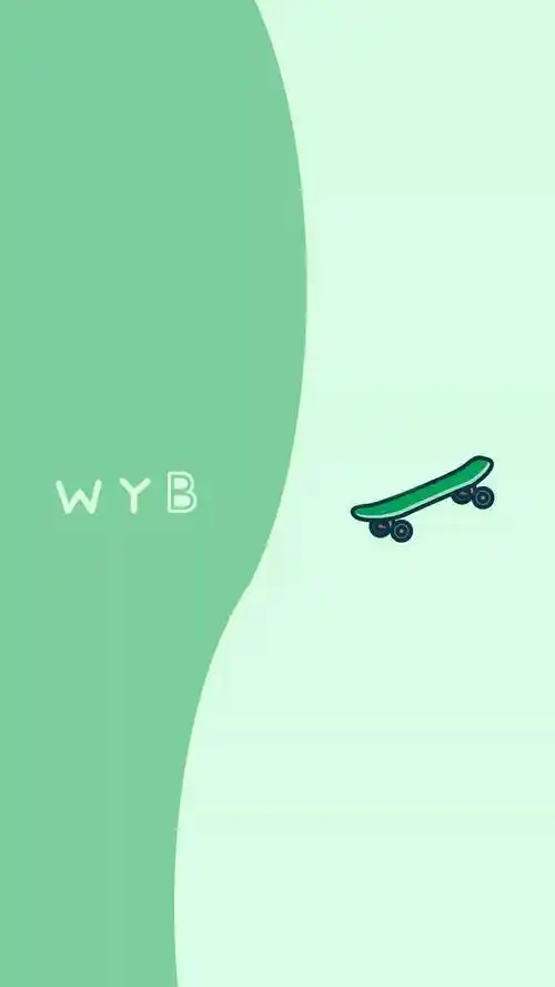 左右分屏的微信聊天壁纸