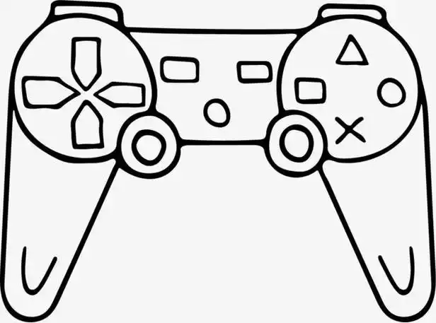 简笔画游戏机-简笔画-369作文网