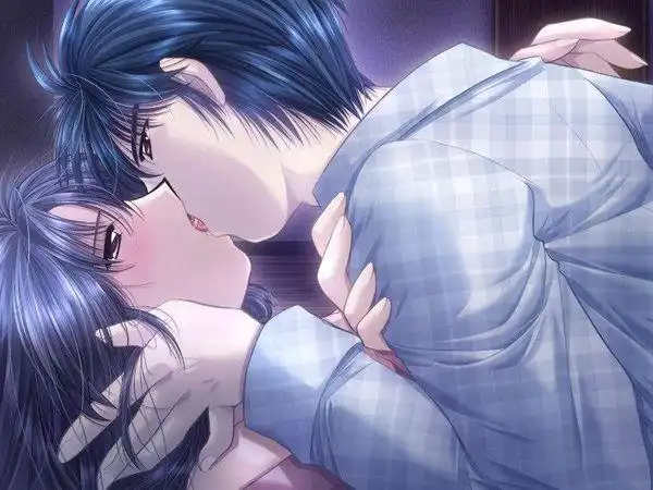 谁有女生亲男生的图片啊~要动漫的