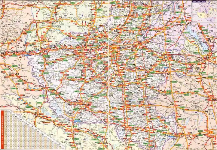 河南省交通地图全图