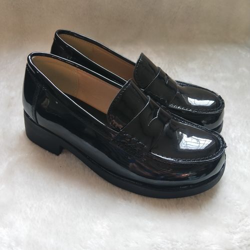 出口日本中小学生男女儿童真皮鞋子制服校服cosplay大码皮鞋