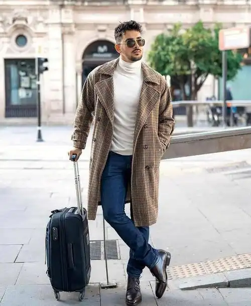 男士毛呢大衣怎么穿搭好看又时髦,毛呢大衣适合什么男生穿(一件"大衣"