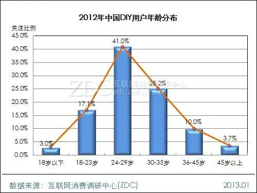 20122013年中国diy用户属性调查报告
