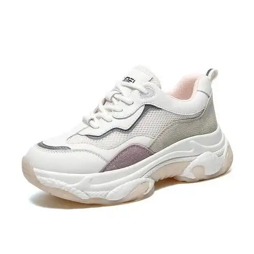 骆驼牌女鞋运动鞋舒适百搭户外运动鞋时尚潮流休闲果冻鞋老爹鞋