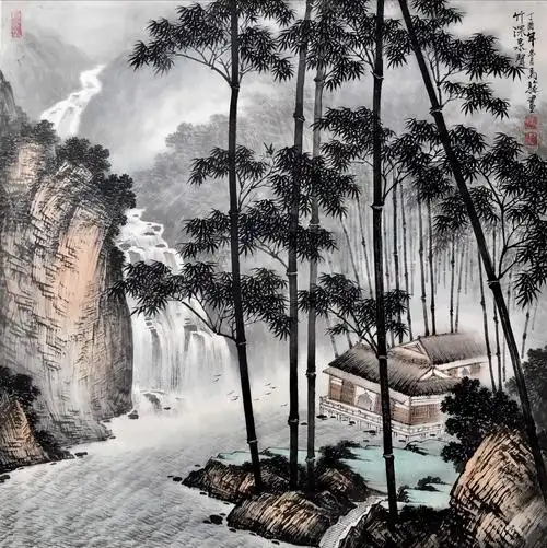 其它 【中国山水名家】马骏绘画艺术       画家马骏济南人,从小拜师