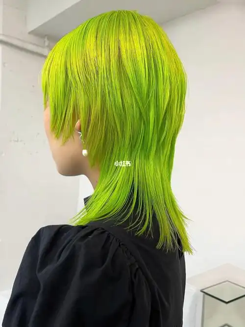 北京发型设计  #区域染  #鲻鱼头  #染头发  #染发  #绿色头发  ⒎
