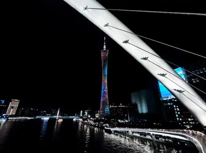 广州网红桥!夜景必打卡!海心桥小蛮腰旅游攻略