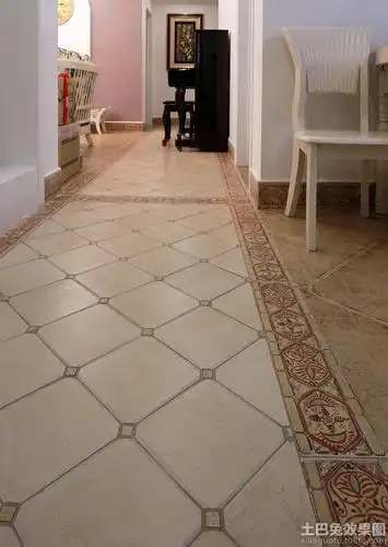 室内地面瓷砖装修效果图