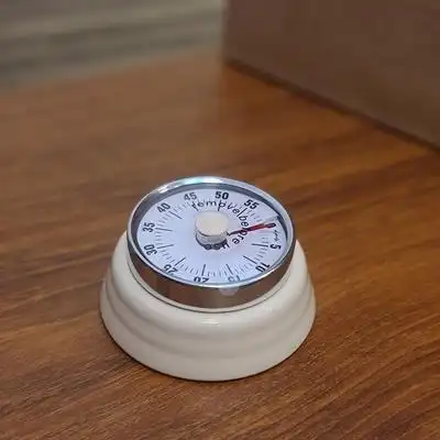 厨房机械磁吸发条计时器可视化烹饪提醒学生时间管理定时器