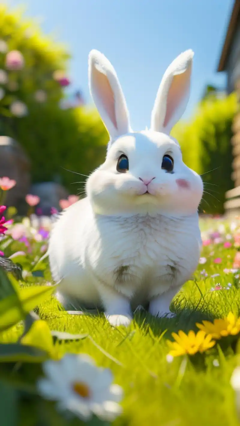 可爱边框背景图,草丛中的小惊喜9178