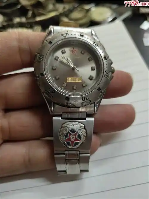 八一中国军表男士石英电子表