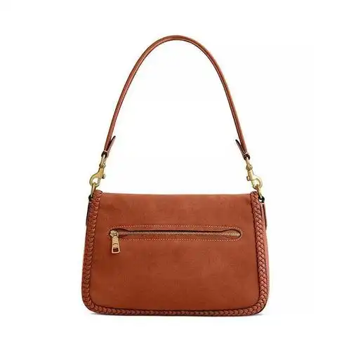 蔻驰coach女包tabby小号编织饰边绒面革和皮革手提包时尚经典单肩包斜