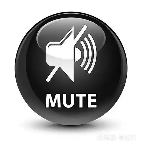 静音玻璃黑色圆形按钮