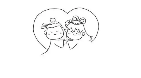 牛郎织女的老牛简笔画