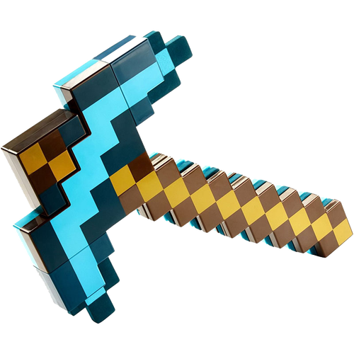 我的世界周边玩具模型盾牌剑稿火把矿石药水瓶游戏