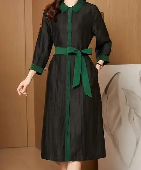 正品时尚香云纱女上衣(香云纱连衣裙新款图片)