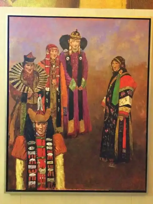 天边艺术部落策展人吉尔格楞先生的作品