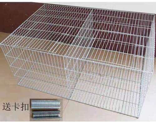 包邮加密加粗镀锌铁丝笼鸡笼子鸽子笼兔笼鸟笼运输笼养殖笼小鸡笼