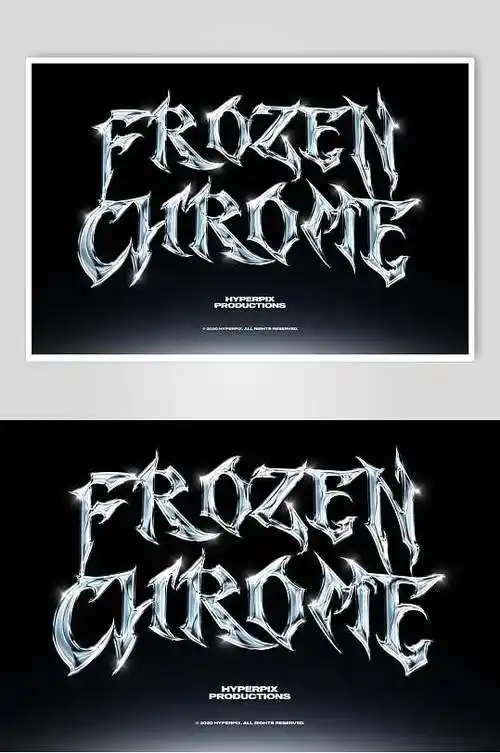 经典创意艺术字特效素材