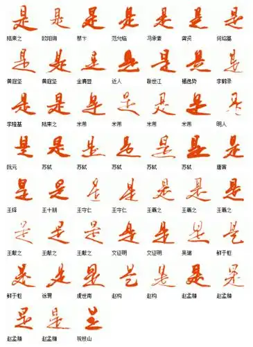 行书的是字怎么写