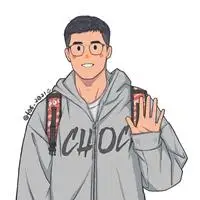 爱运动的男生手绘头像运动健将