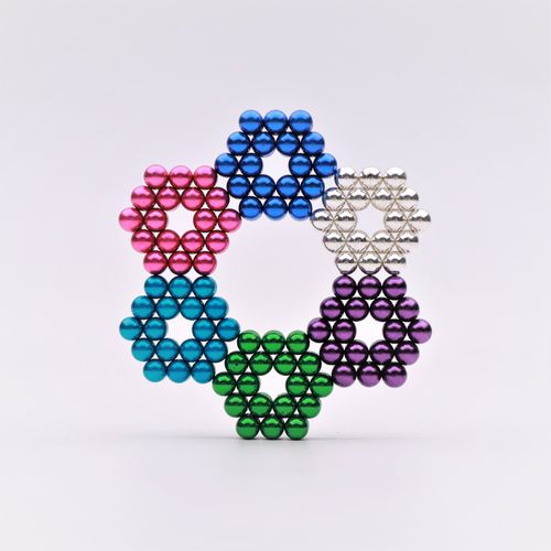 5彩色216巴克磁力球便宜百变魔力磁铁珠拼搭益智解压玩具巴基兔子