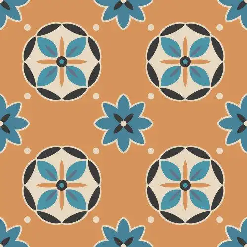 四方花纹 图案 纹样