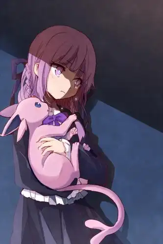 精选日本动漫《弹丸论破》里女主角"雾切响子"的高清插画壁纸