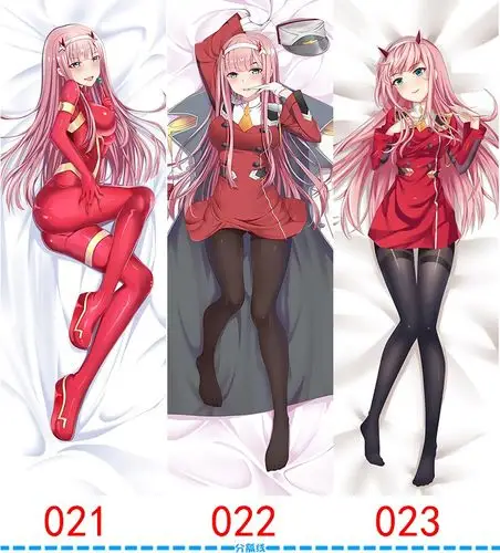 二次元动漫darlinginthefranxx等身抱枕 国家队02绅士宅男半身等身