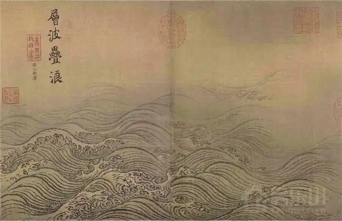 马远《十二水图r26;层波叠浪》