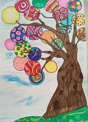 子君幼儿园大班创意美术(刘凡老师黄丽艳老师)(副本) 写美篇剪贴画