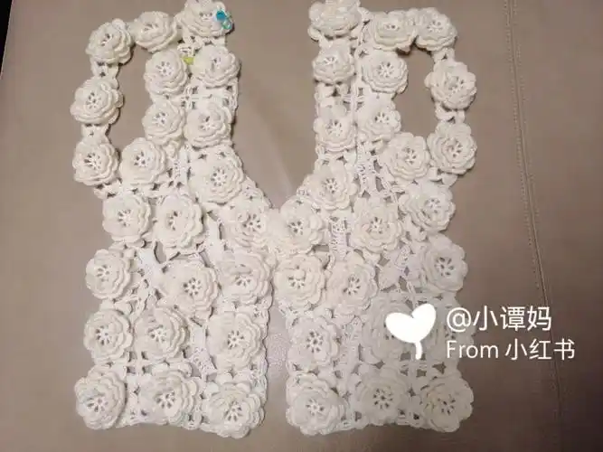 钩针玫瑰花开衫6