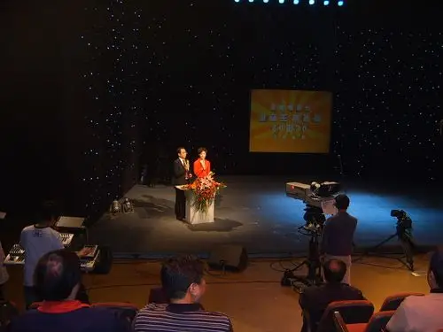 河南电视台主持人选拔赛直播现场