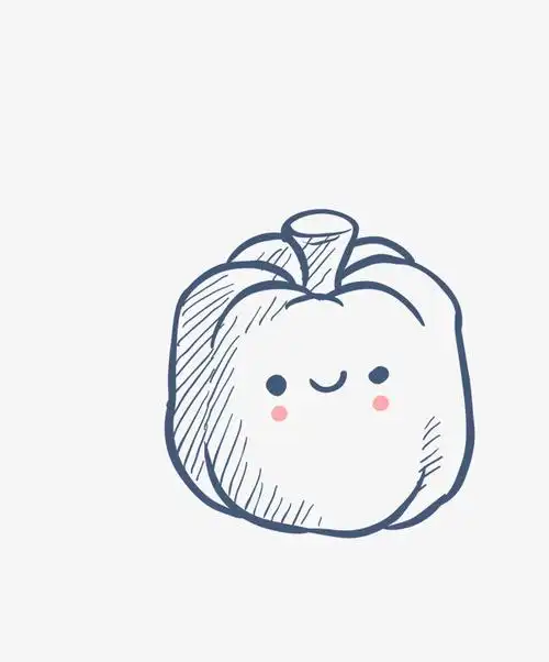 卡通柿子椒矢量食物柿子椒png