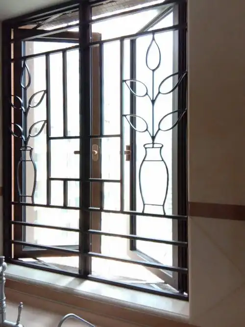 深圳铝合金门窗圣博盾防盗窗花防护窗花防蚊窗花带纱窗