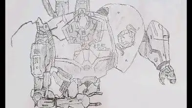 手绘暴风赤红不喜勿喷