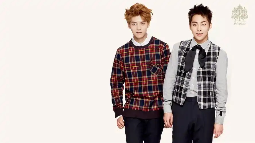 韩国男团exo ivyclub校服代言电脑桌面壁纸下载4