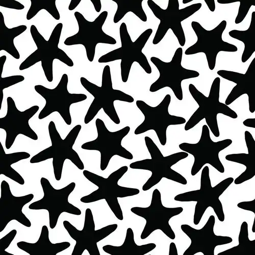 黑白花纹水彩diy纹理图案素材