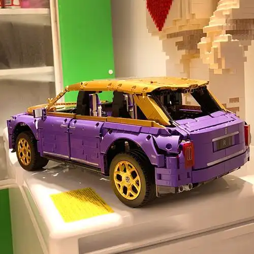 兼容乐高劳斯莱斯库里幻影汽车模型机械成年人高难度拼装积木塑料积木