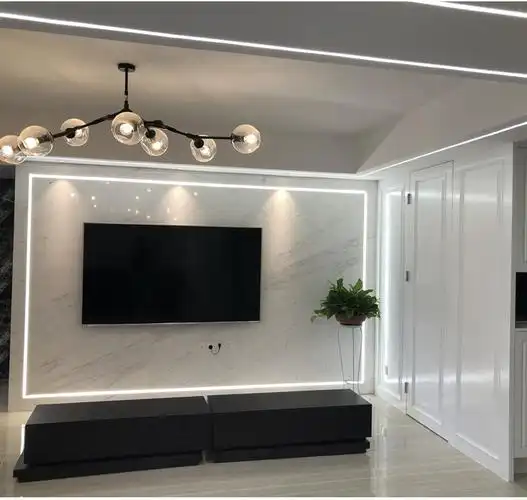 1.增强空间感线条灯在室内空间中的作用