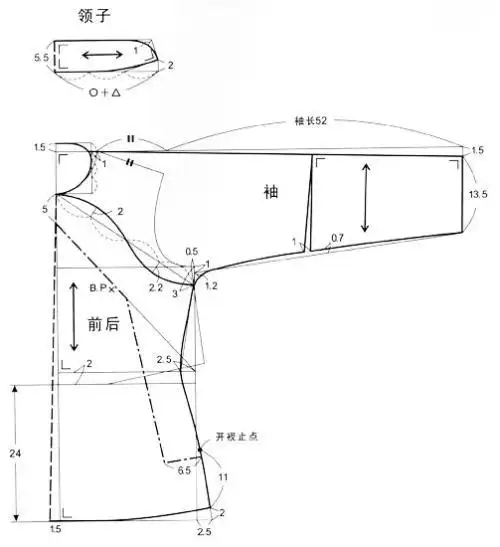 制作过程转载儿童开档背带裤 开门襟上衣有裁剪图跟教程中式斜方襟夹