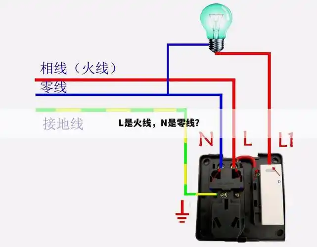 l是火线,n是零线?