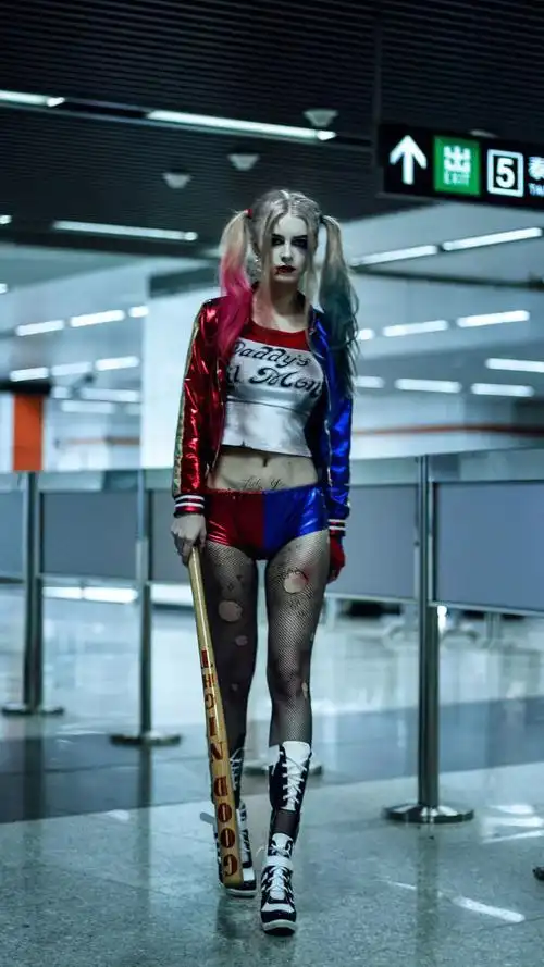 壁纸明星系列之小丑女哈莉奎茵