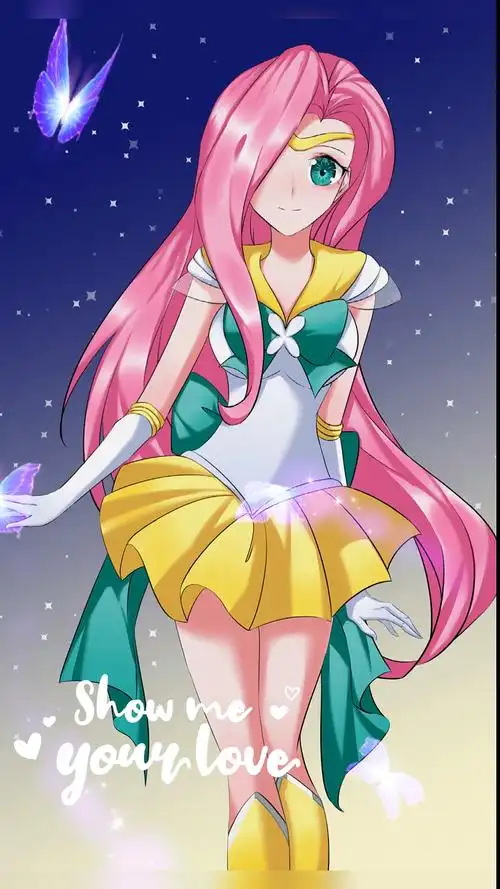 动漫#小马宝莉柔柔变成美少女战士-度小视