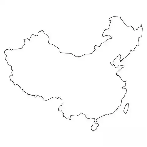 国庆节中国轮廓图#幼儿园  #中国地图  #素材  #地图  #国庆节